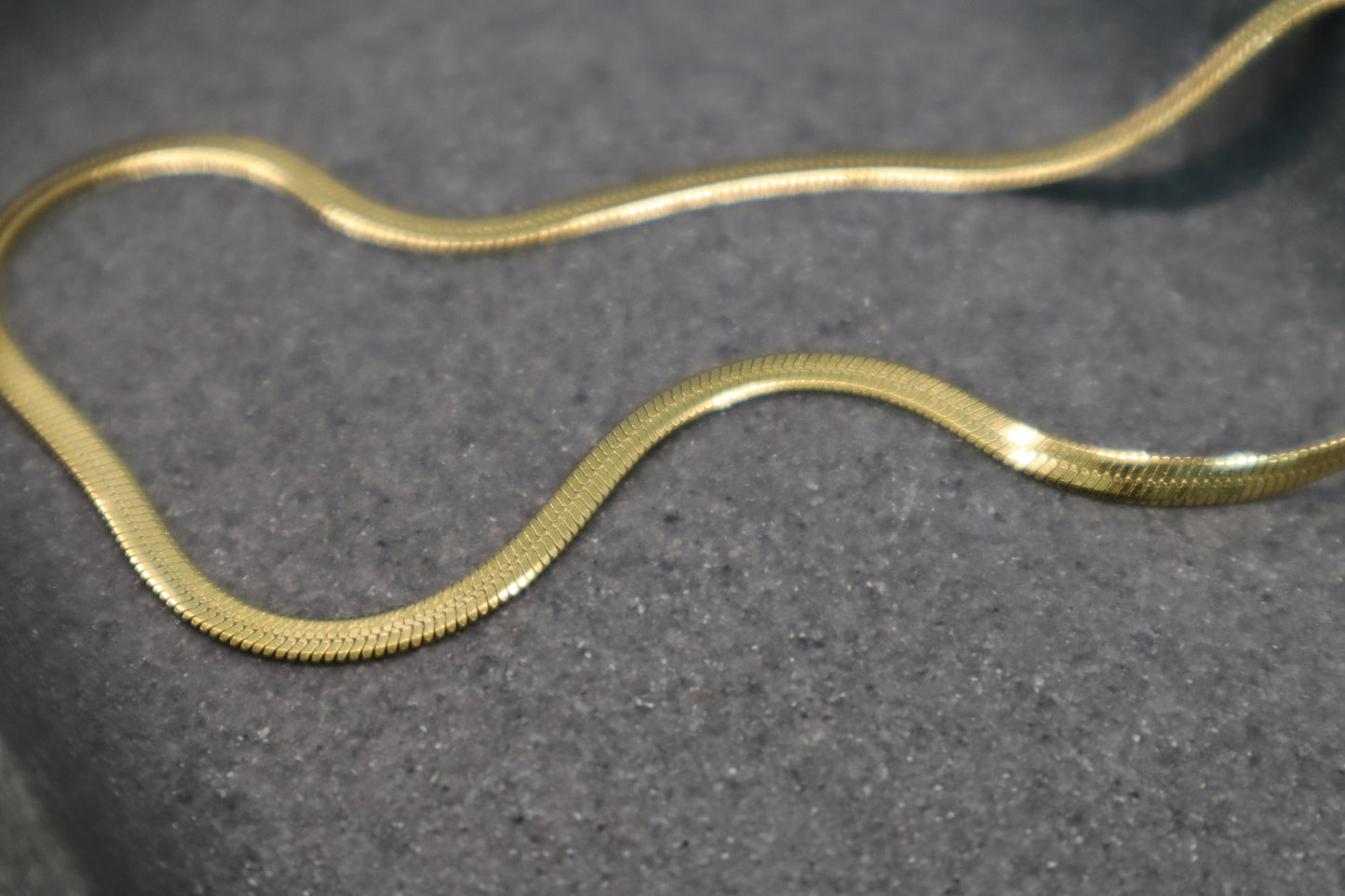 Flat Herringbone Necklace