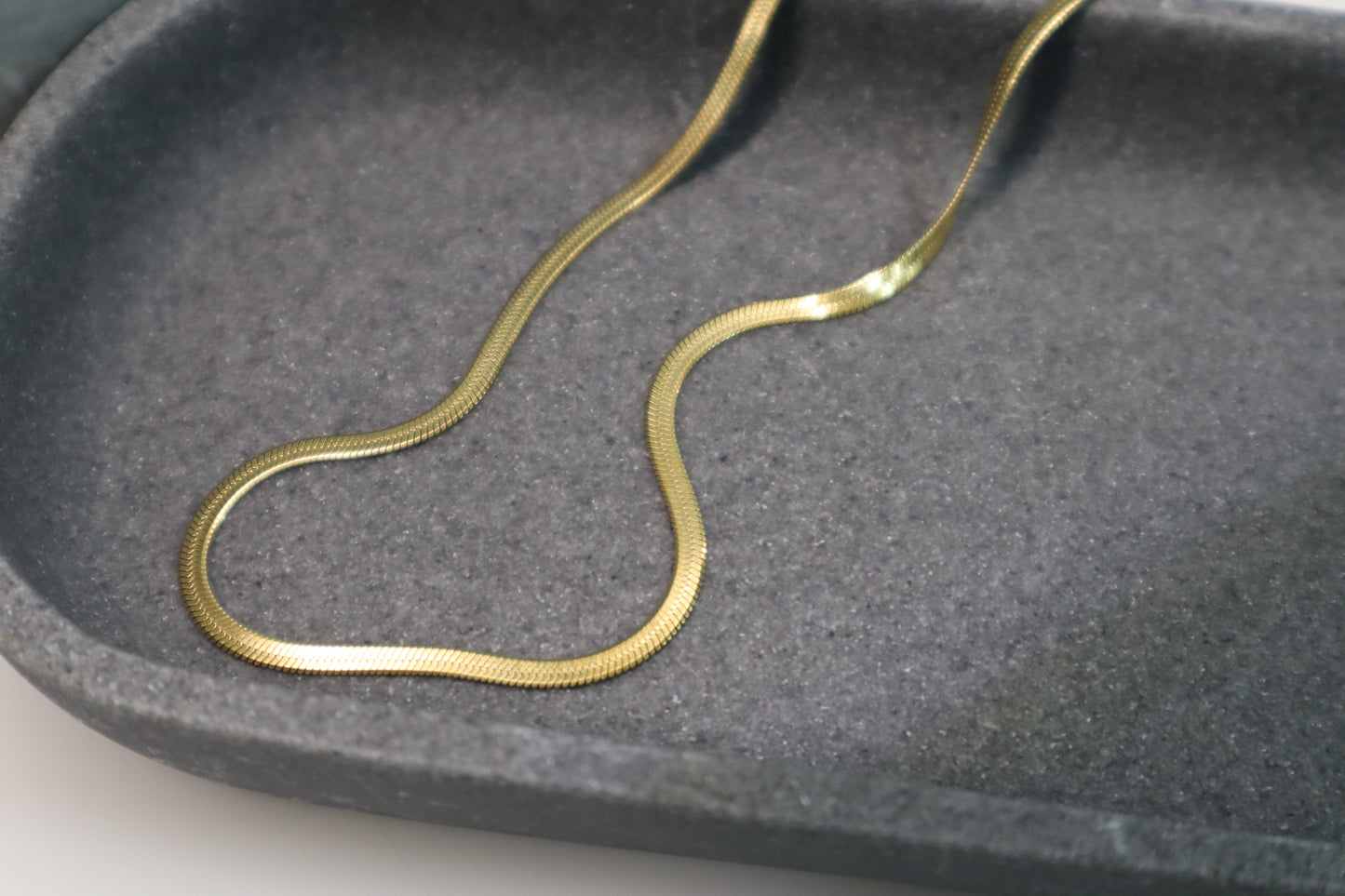 Flat Herringbone Necklace