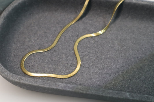 Flat Herringbone Necklace
