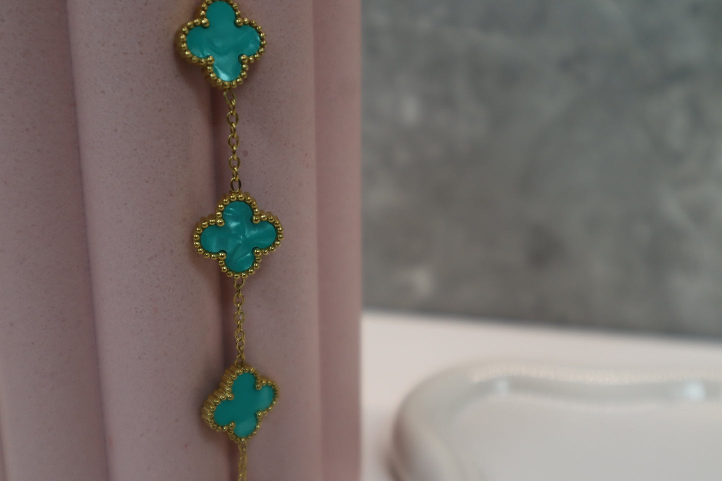 Turquoise Clover Bracelet