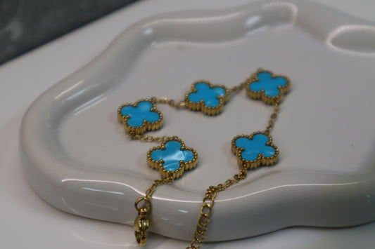 Ocean Clover Bracelet