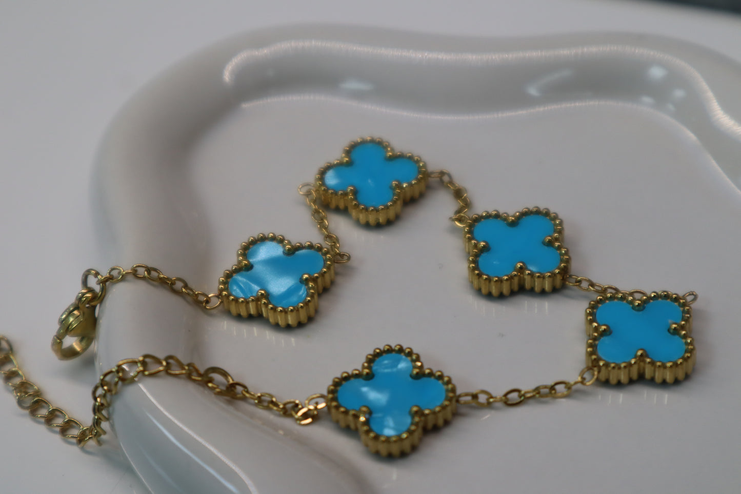 Ocean Clover Bracelet
