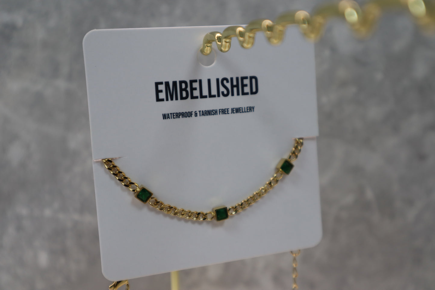 Emerald Square Bracelet